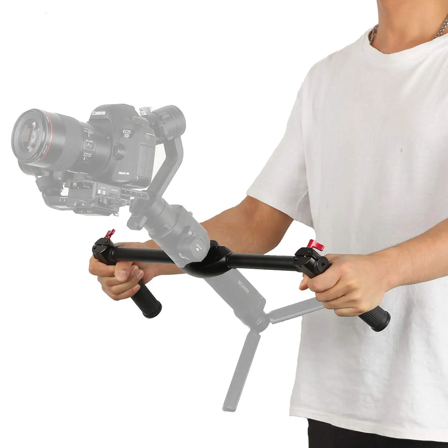 Двойная Ручка Gimbal ручной Руль устойчивый к царапинам противоскользящий для DJI Ronin