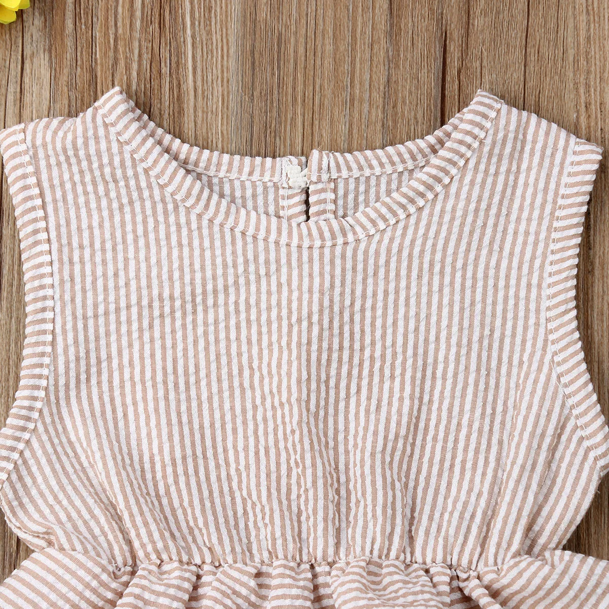 New Arrivels Newborn Kid Baby Girl Ruffles Clothes Sleeveless Romper Tutu Skirt Solid 1PC Outfit 0-2Y | Мать и ребенок