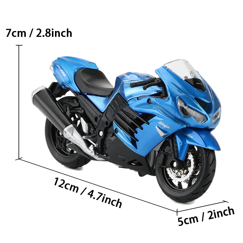 Maisto 1:18 сплава к рулю мотоцикла велосипеда Модель игрушечный ниндзя ZX 14R для
