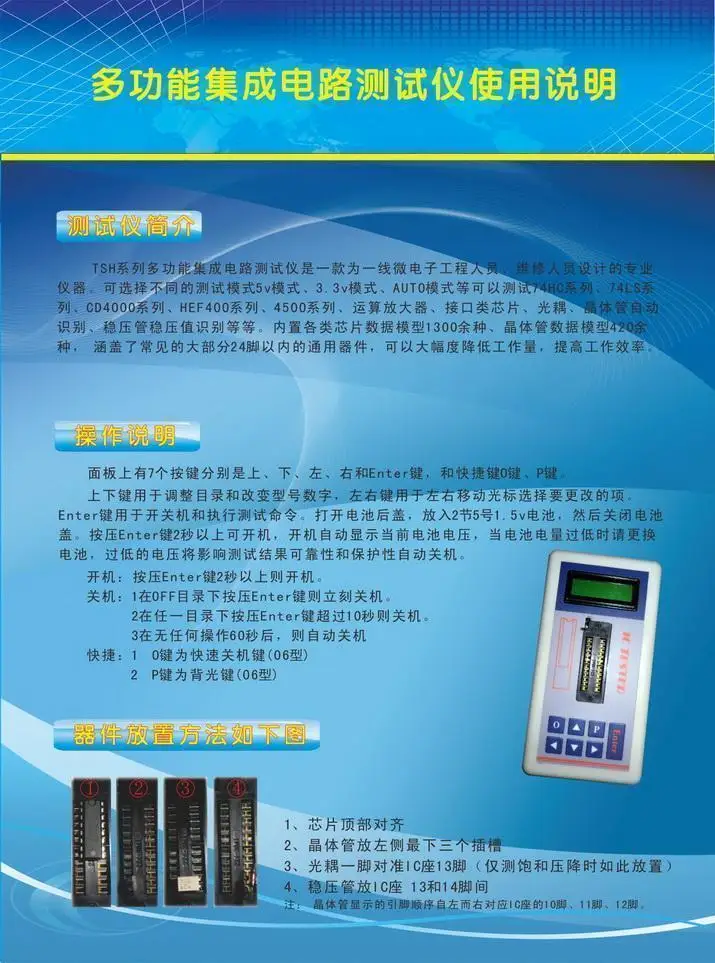 DYKB IC тестер Транзистор обнаружения ntegrated цепи обслуживания ESR метр MOS PNP 74CD4000 HEF400