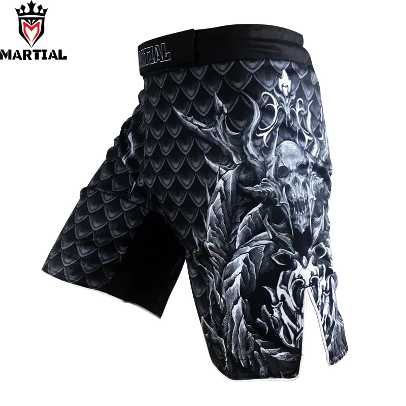 Боевые боевые шорты: защитник Соединенных предметов шорты bjj muay thai с драконом mma