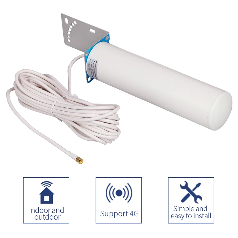 Уличная антенна 3g 4g 700 2700 МГц 12DBi с N гнездовой SMA Мужской Для GSM CDMA DCS WCDMA 2g