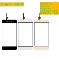 10pcslot original for xiaomi redmi 4a touch screen digitizer touch panel sensor front outer lcd glass lens replacement