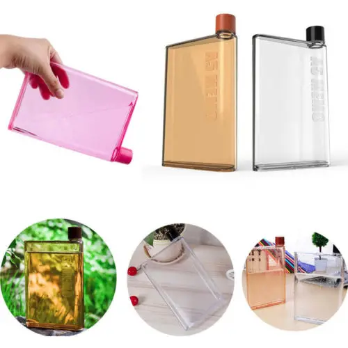 A5 Memobottle чистая книга портативный бумажный коврик бутылка для воды плоская чашка