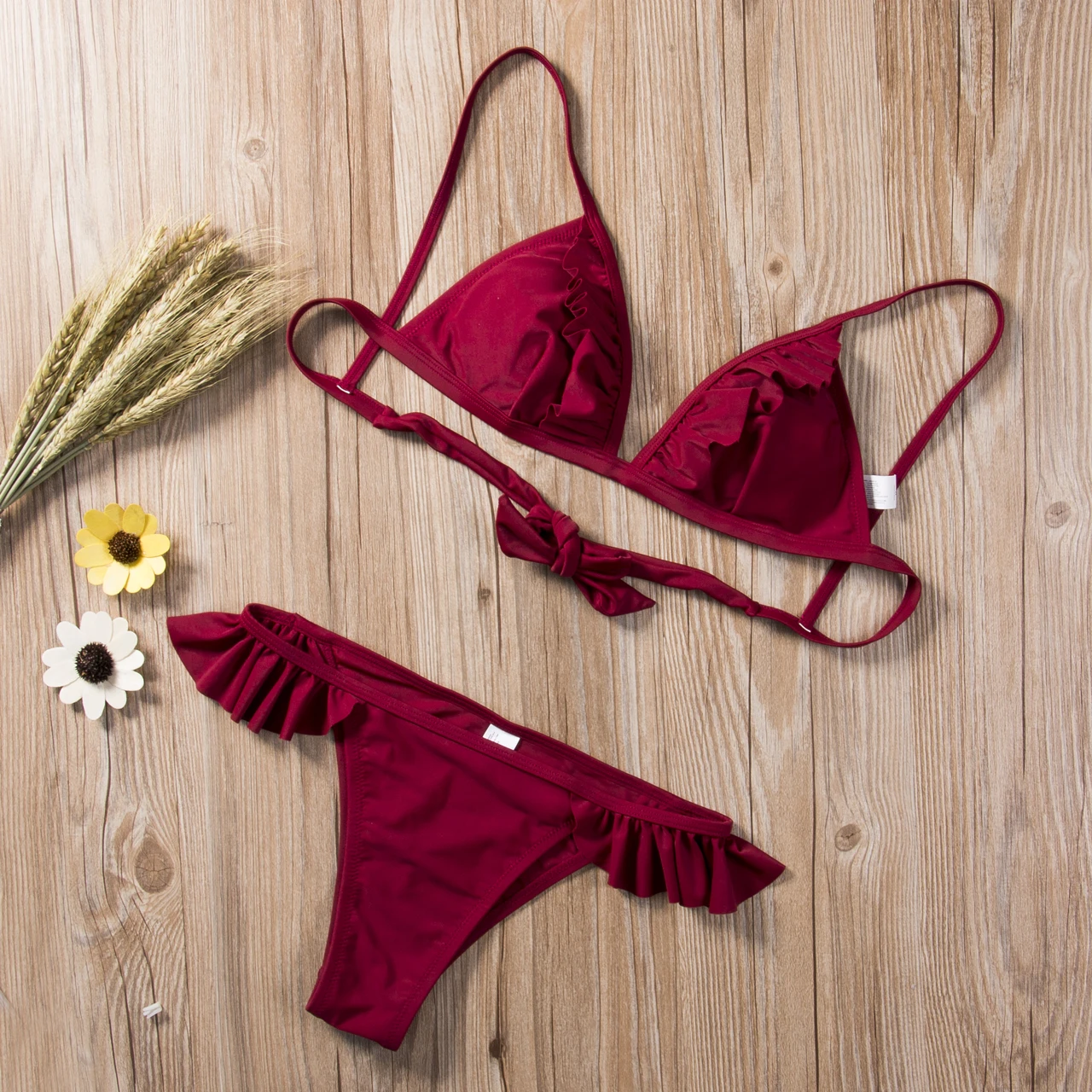 2017 сексуальный женский комплект бикини бандажный купальник с пуш ап и мягкими