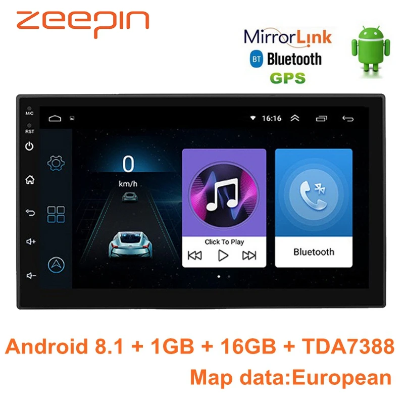 Автомобильный Электронный собачий gps Android 8 1 радио мультимедийный плеер 1080 P 7