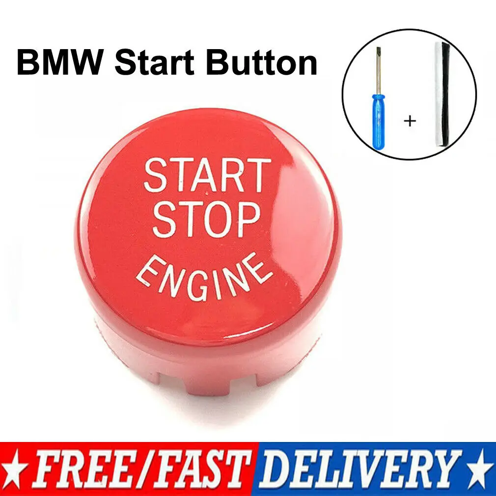 Красный комплект кнопки запуска двигателя для BMW F шасси серии F10 F20 F30|Лепнина