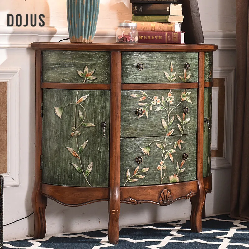 Muebles de sala commode meuble rangement потертая шикарная гостиная деревянная мебель шкаф для