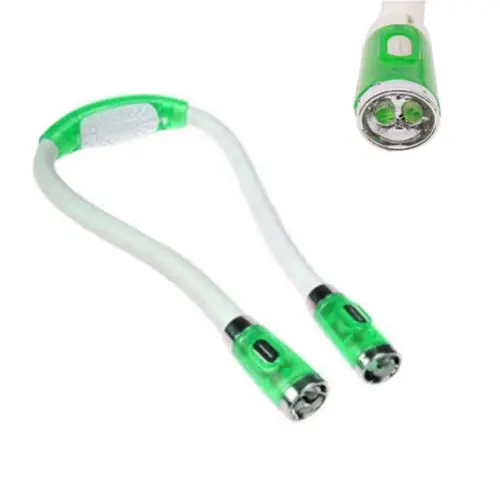 Горячая портативная лампа Huglight Hands free Гибкая светодиодная для чтения книг
