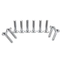 carbon steel 10pcsset m6x40mm t nut t sliding screws for 30 series miter track woodworking tool with storage box