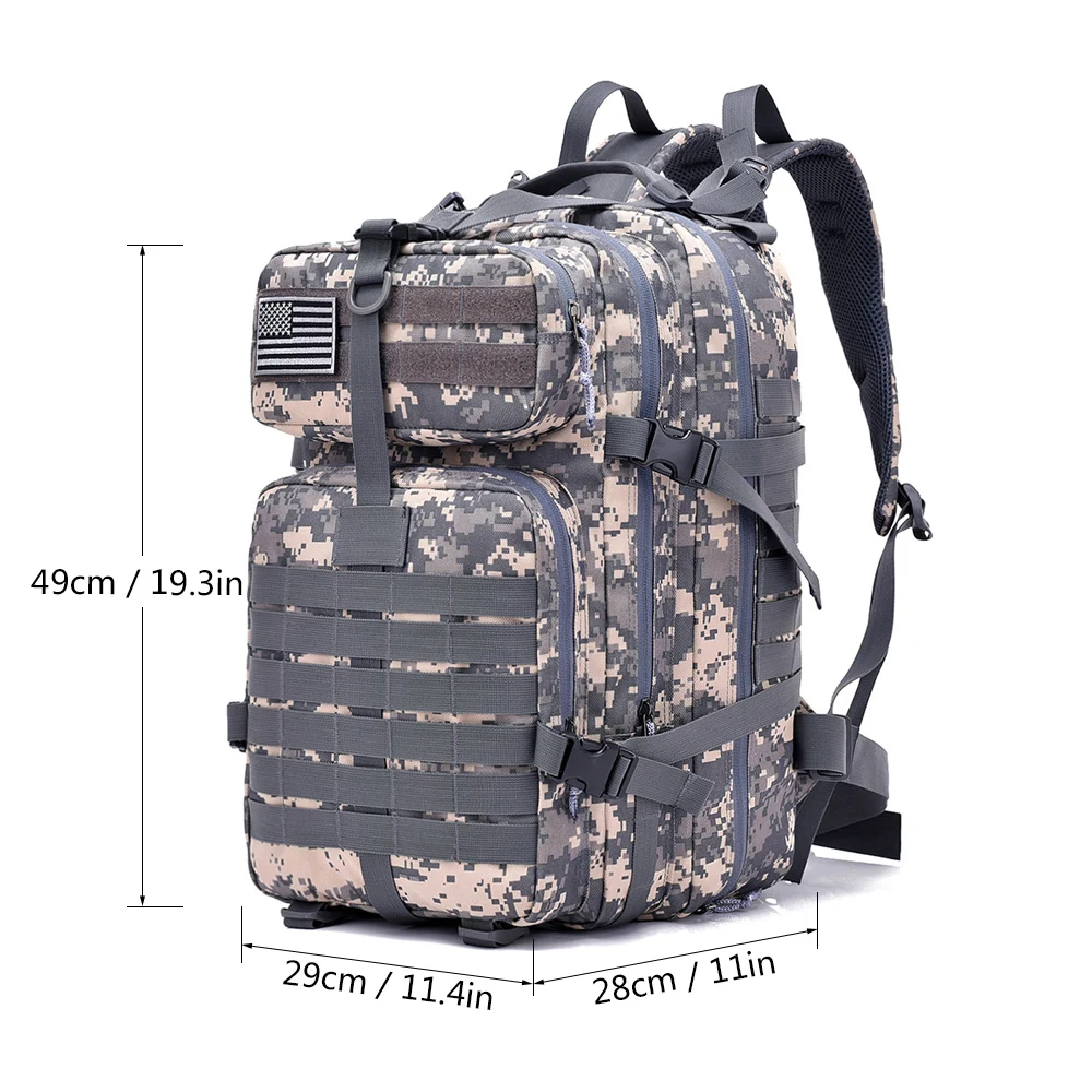 Lixada 40L штурмовая упаковка армейская Молле сумка дорожный рюкзак для походов