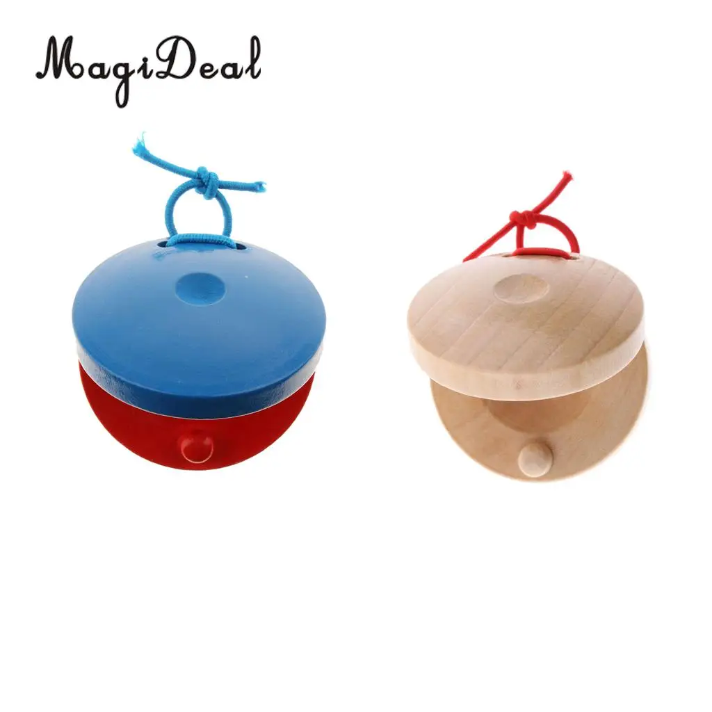 

Wooden Castanet Kids Percussion Flamenco Percussion Musical Instrument Toy for Baby Early Educational Toy