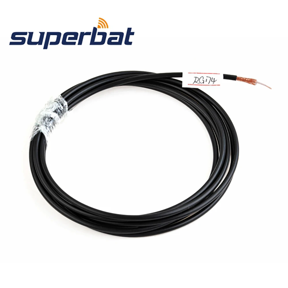 Superbat 30m RF Coaxial Cable Adapter Connector Coax Cable M17/119-RG174