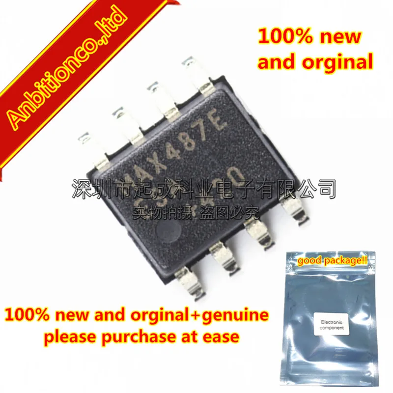 MAX487EESA + T SOP8 MAX487EESA 100% V ~ 4,75 V, 10 Uds., novedad y original, disponible-0