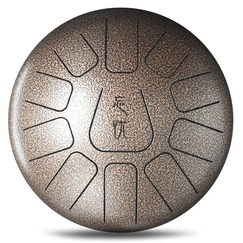 12 дюймов Мини 11 тон сталь язык Профессиональный ударный барабан Handpan инструмент с