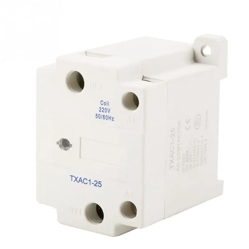 TXAC1 25 UI400V 25A однополюсный инструмент без контактора переменного тока 220 В 50/60 Гц