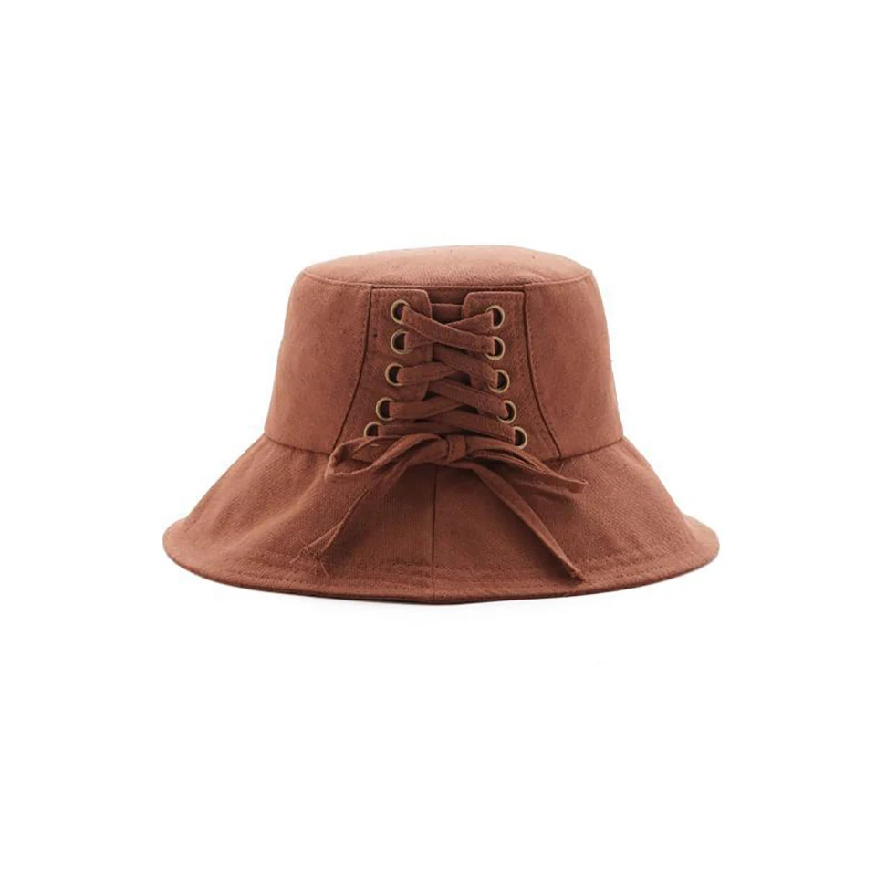 2019 Bandage Fisherman Hat Fedoras Fashion Sun Caps Panama Women Women's Wide Brim Casual 6 Colors Wholesale |