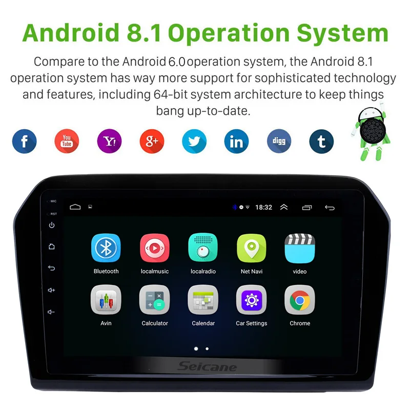 Seicane 9 &quotAndroid 1 GPS Navi для 2012-2015 VW Volkswagen Jetta HD сенсорный экран Bluetooth Зеркало Ссылка