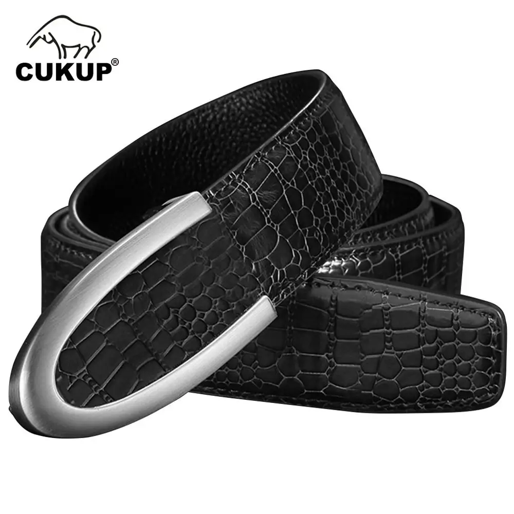 Мужская модная гладкая Пряжка CUKUP мужские уникальные дизайнерские качественные