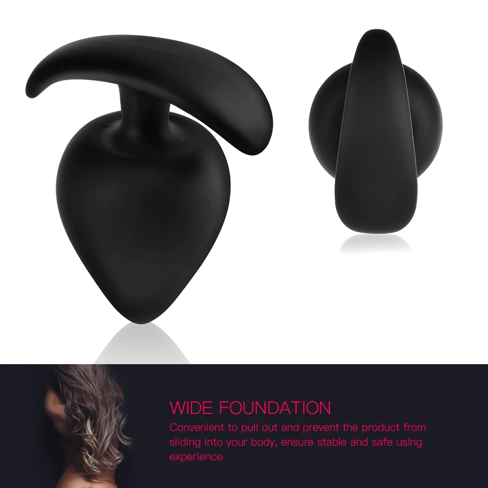 Utimi Anal Sex Toys Plug Medical Grade Butt for Relaxation Steel Ball Included |