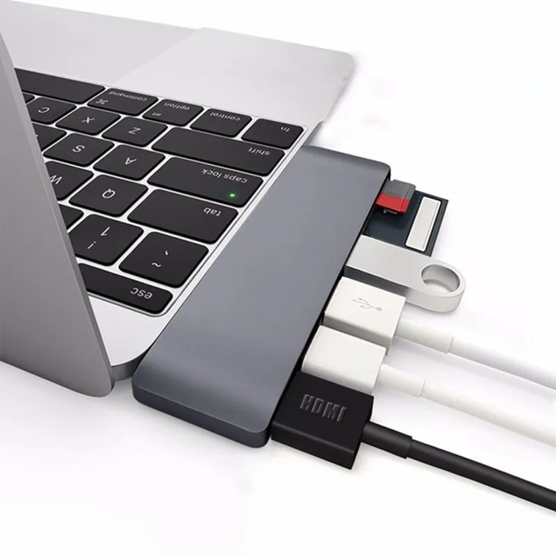 Usb type C концентратор к HDMI 4 К адаптер для samsung S8 Dex режим Thunderbolt 3 USB 0 с PD SD TF слот карт