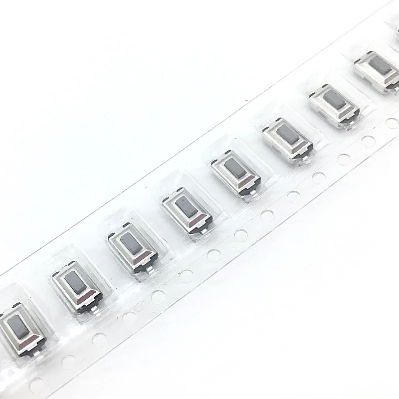 50 шт. высокое качество 3*6*2 5 мм H 3x6x2 SMD белый красный серый кнопочный переключатель