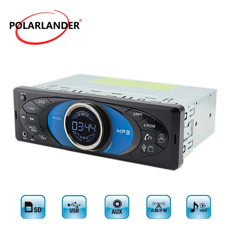 Авто MP3 USB TF AUX FM AM автомобильный радиоприемник с Bluetooth 2 5 дюймов Автомобильный