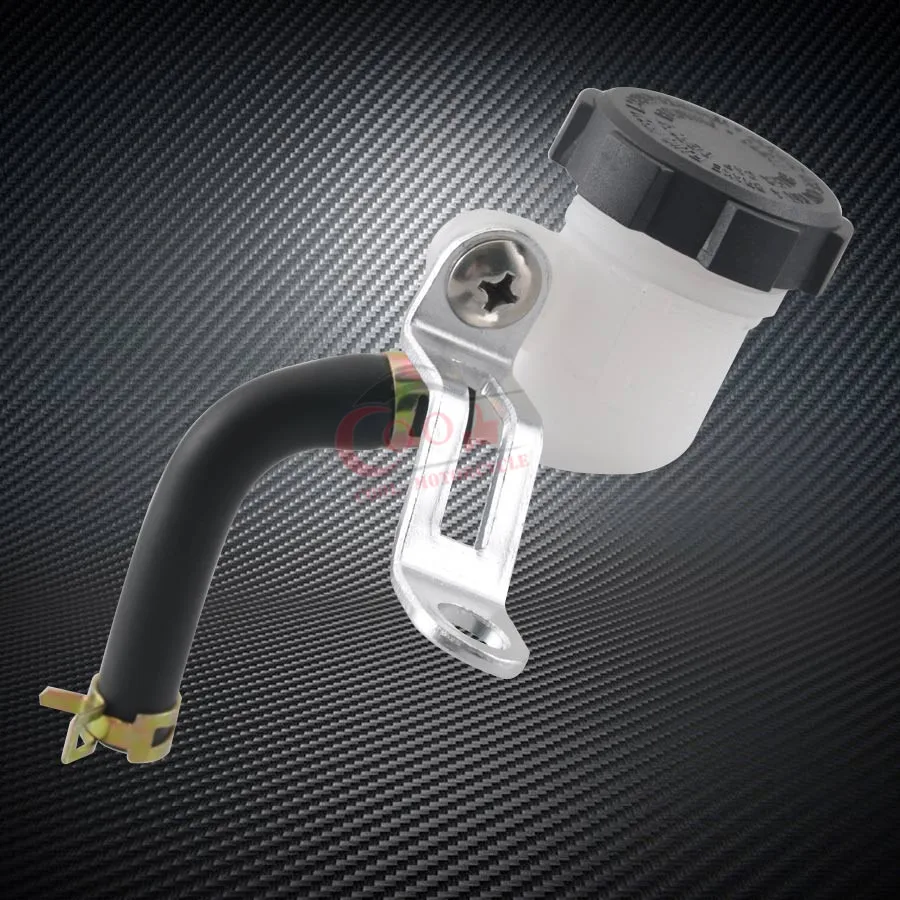 Motorcycle ABS Plastic Brake Reservoir Fluid Oil Tank Cup with Rubber Pipe Mount Bracket Fits For Brembo Caliper New | Автомобили и