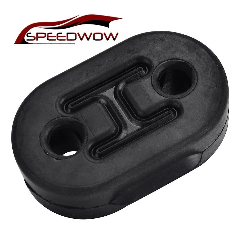 Универсальный черный Кронштейн для выхлопной трубы SPEEDWOW с 2 отверстиями 10 мм
