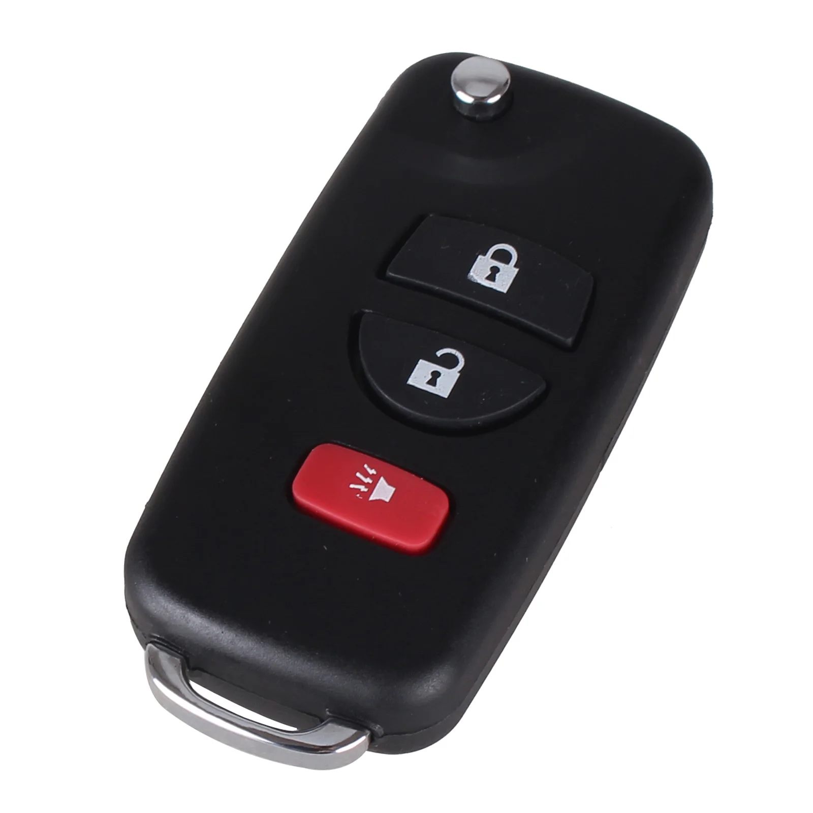 Dandkey измененный 2 + 1 3 кнопочный дистанционный раскладной ключ для Nissan Infiniti Xterra Versa