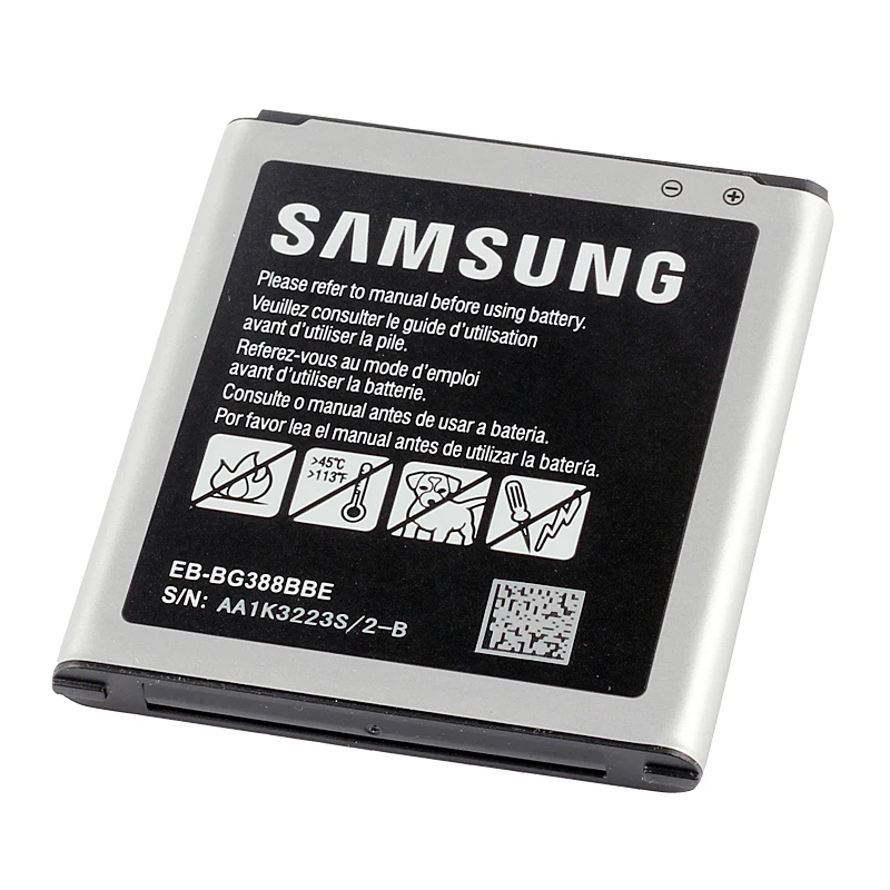 Оригинальный аккумулятор Samsung высокого качества для Galaxy Xcover 3 G388 с EB-BG388BBE NFC 2200 мАч