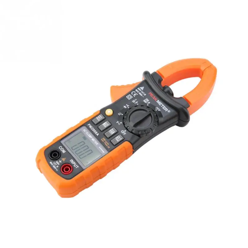 Цифровой мультиметр PEAKMETER PM2008A миниатюрный зажим для измерения напряжения и силы