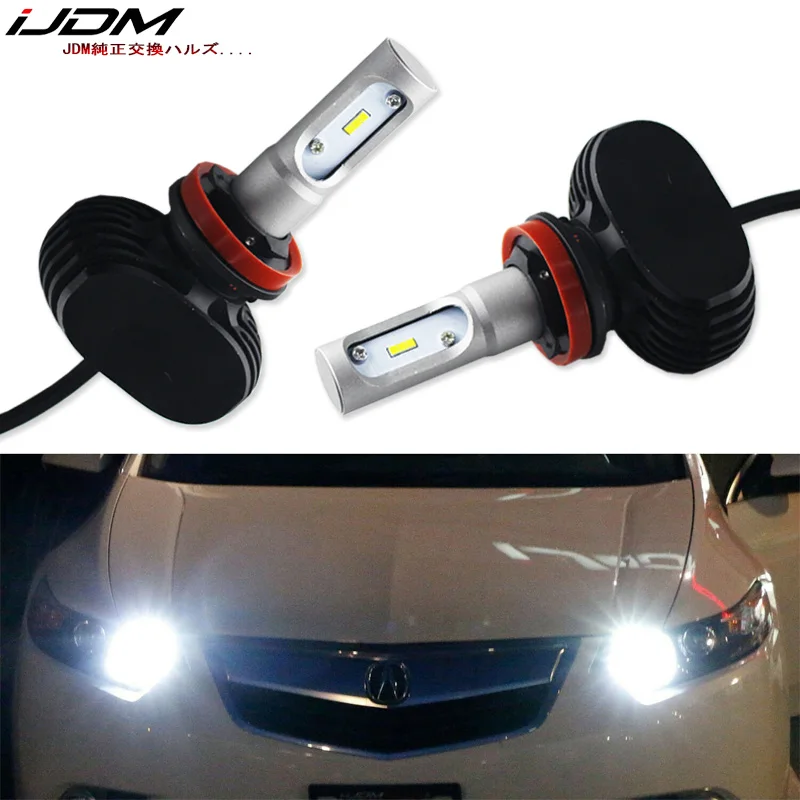 IJDM автомобильный светильник 9005 светодиодный HB3 для Acura ILX TSX MDX TL RL Honda civic Дальний