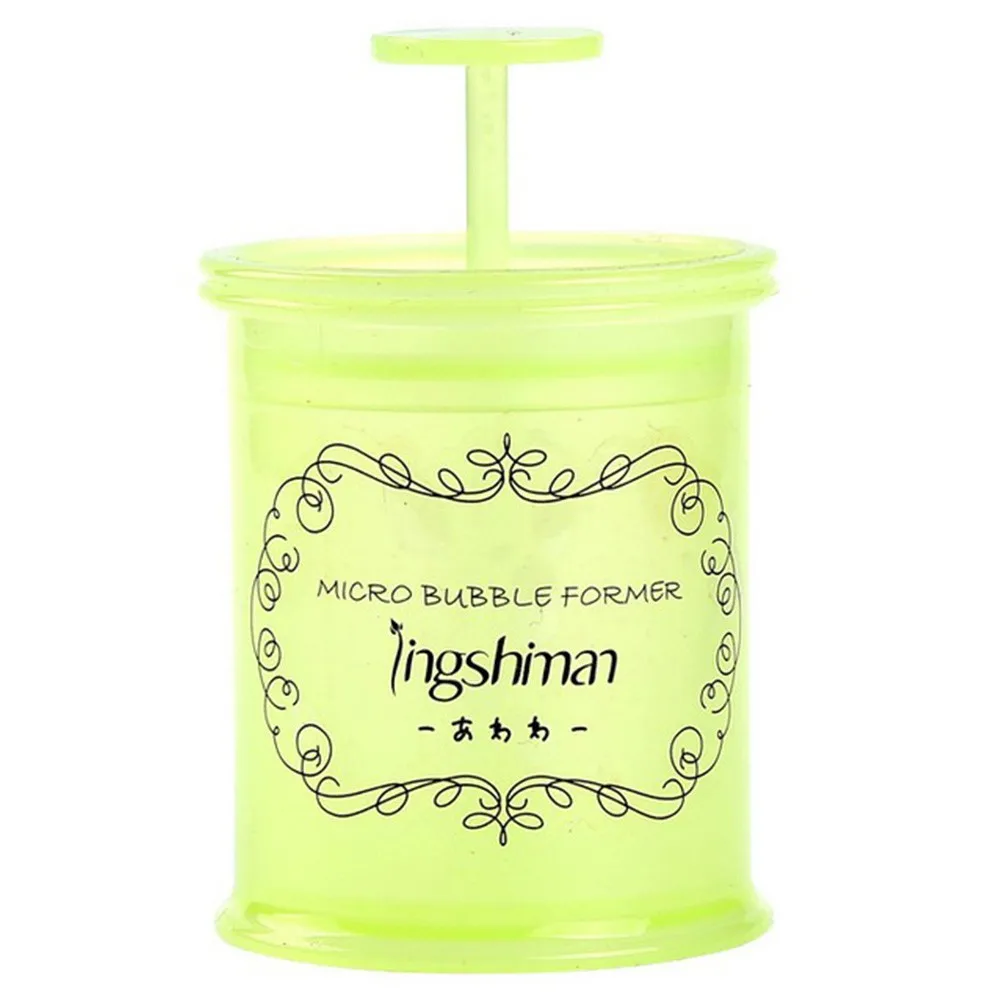 Портативный пенопласт для лица очищающий мытья тела пузырьковый чайник