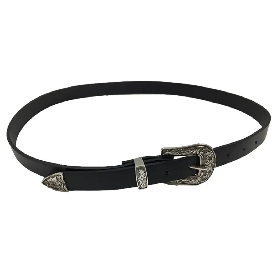 Женская мода металлическая Пряжка Синтетическая кожа Повседневный поясной