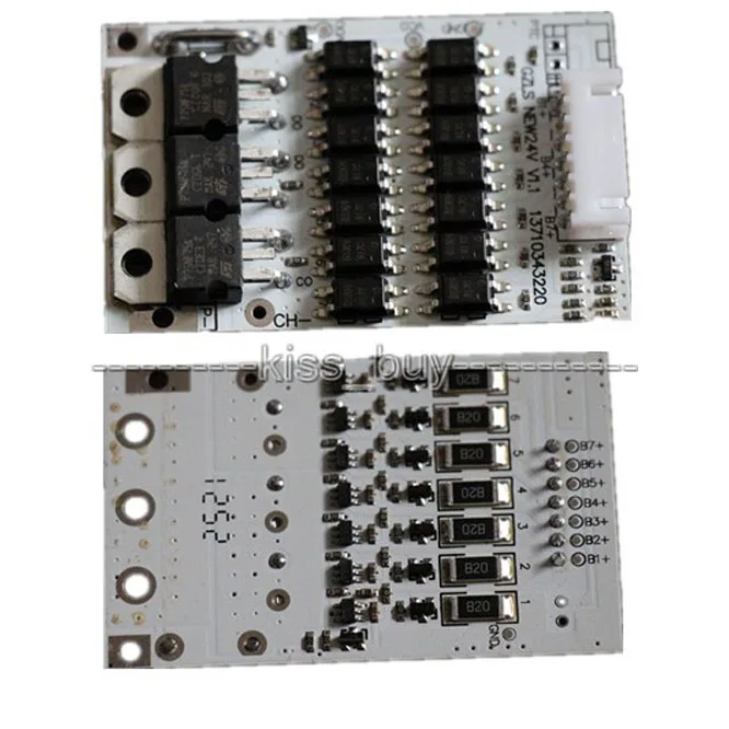 7s ячеек 24v 18A с балансировкой литий ионная батарея 18650 плата защиты BMS