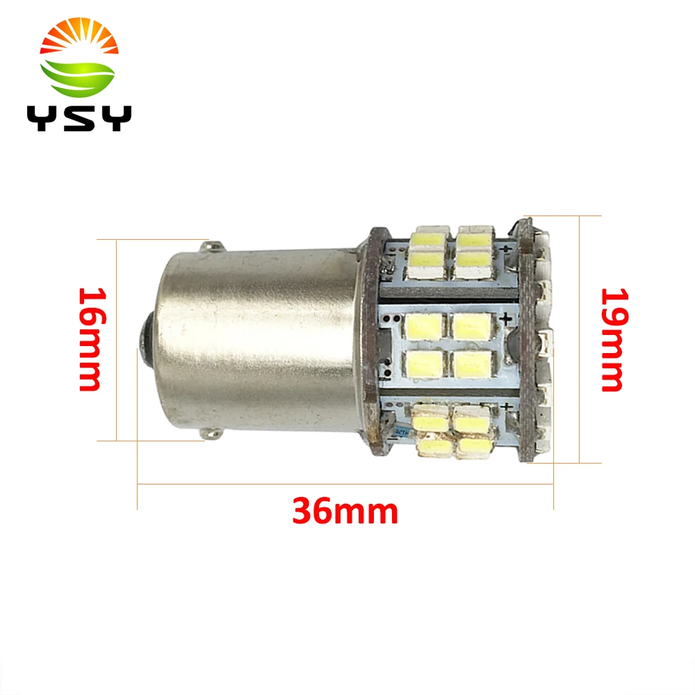 YSY 2 шт. Стробоскоп/Вспышка P21W 1156 BA15S 50 светодиодов 1206 3020 50SMD автомобильные