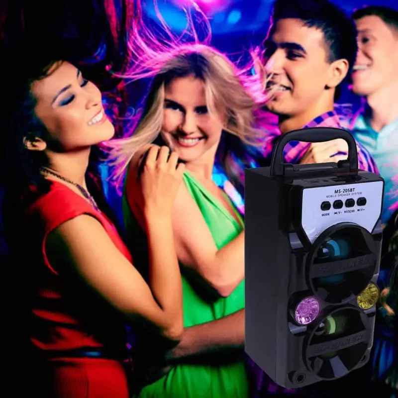 MS-205BT двойной динамик bluetooth портативный Крытый Открытый Беспроводной колонки с