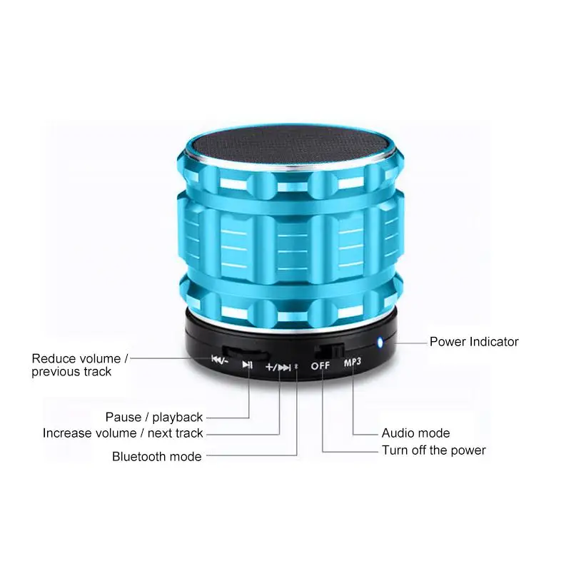Новый беспроводной Bluetooth динамик мини многофункциональный портативный Крытый