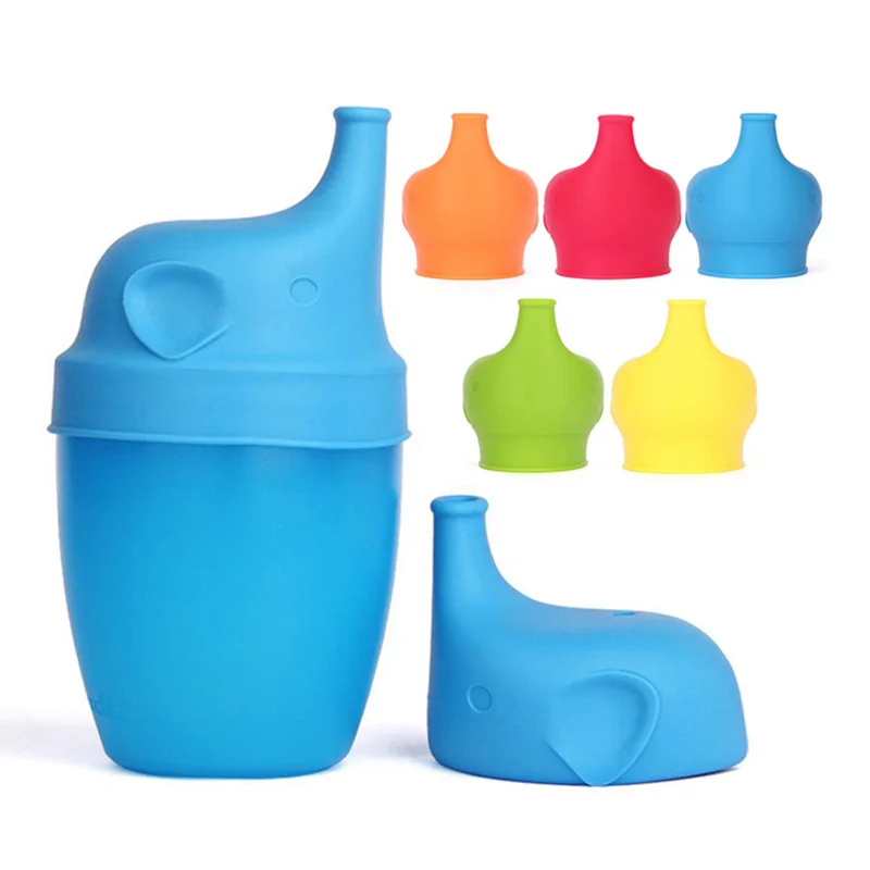 Sippy открывающаяся крышка силиконовая стеклянная чашка Детские поставки