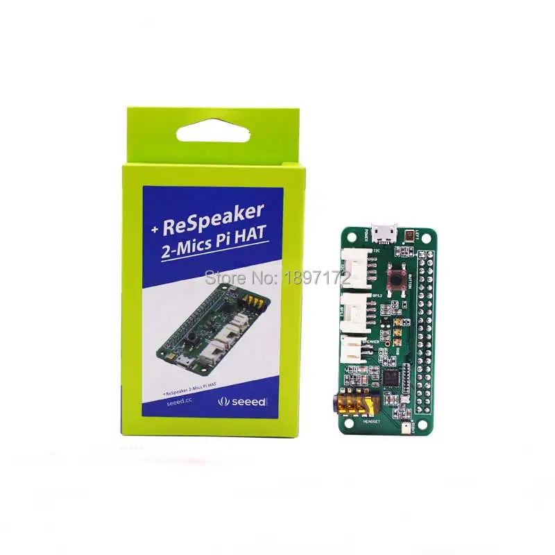 Плата расширения для Raspberry Pi Zero 3B + WH умный голосовой модуль с двойным