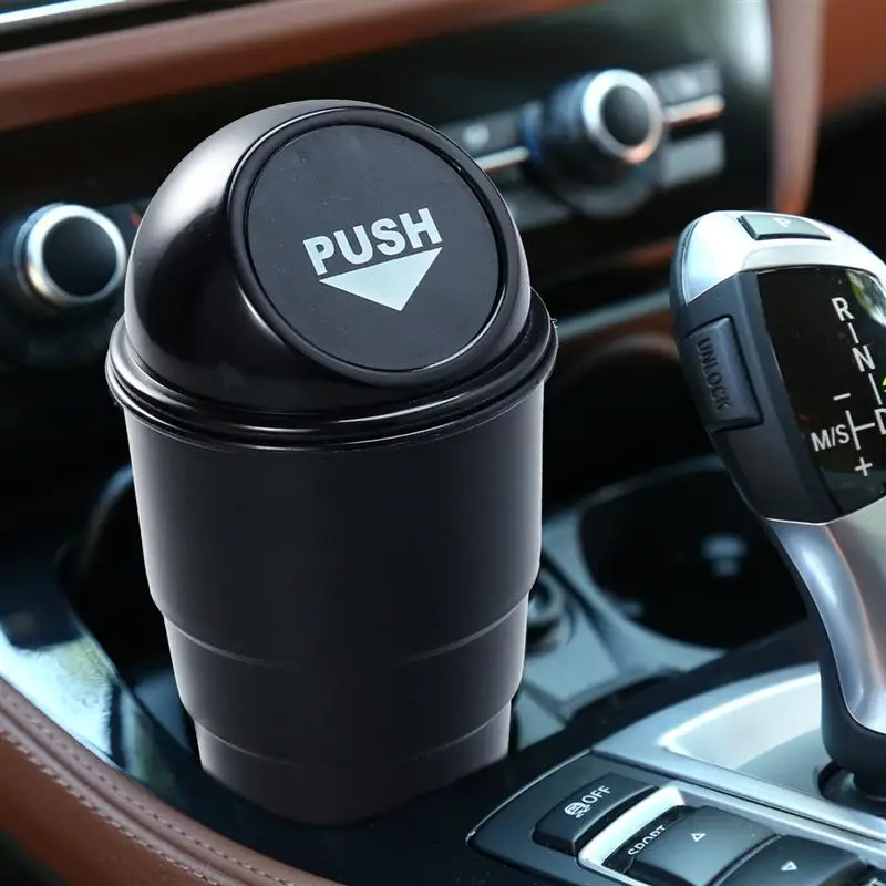 1 шт. Портативный авто мусорное ведро с крышкой автотранспортных средств