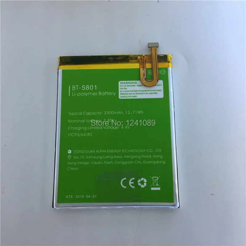 Аккумулятор мобильный телефон для LEAGOO BT-5801 3300 мА · ч инструмент демонтажа