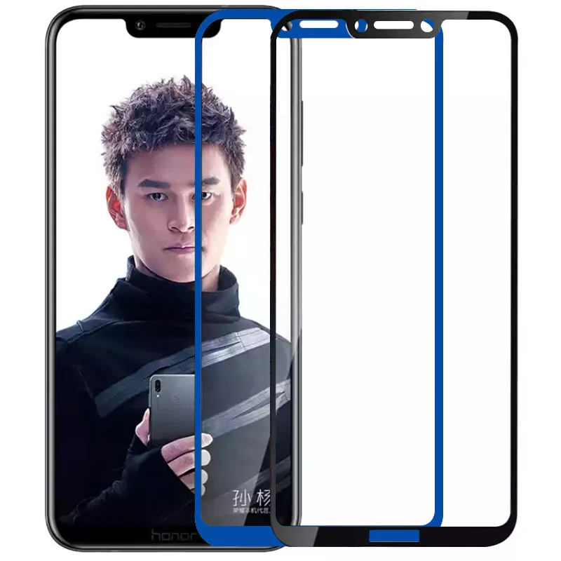 Защитное стекло для Honor Play закаленное Полный экран протектор чехол на телефон Huawei