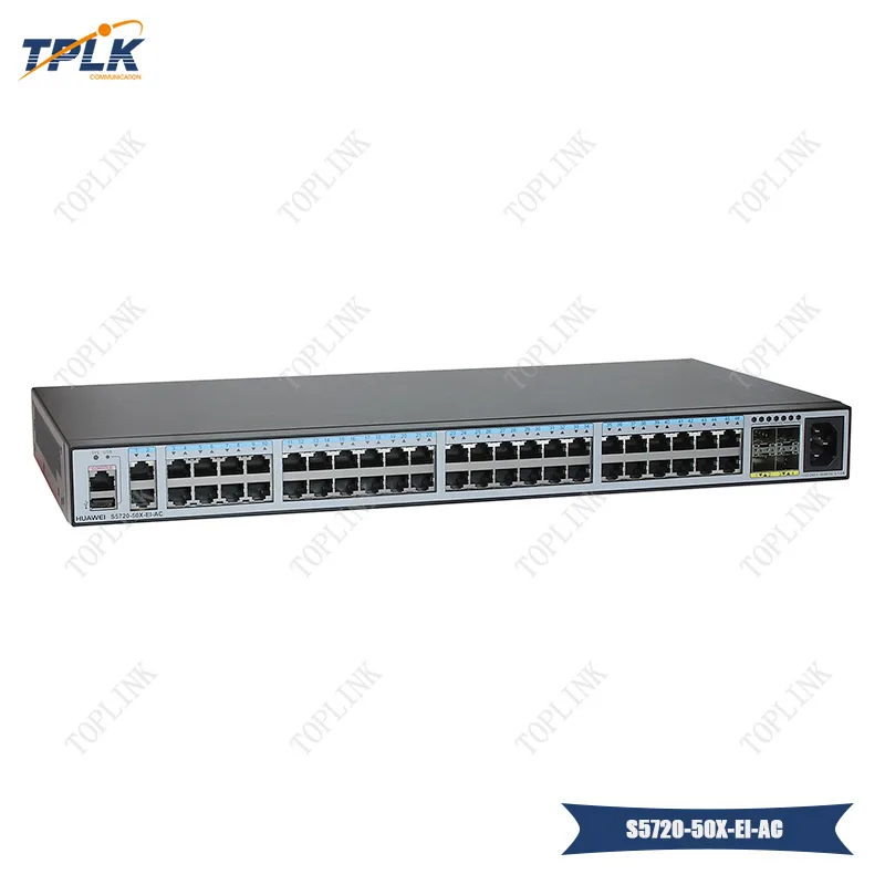 Hua wei 46 Ethernet 10/100/1000 портов S5720 50X EI AC коммутатор 4x10 Gig SFP + 110В/220В гигабитный