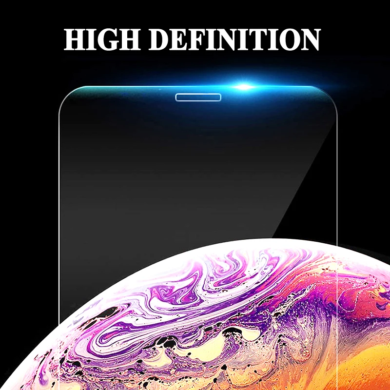 Защитное стекло для Iphone X Xs Max Xr 7 8 6 6s 5 зеркальная защита экрана Xsmax лист закаленная