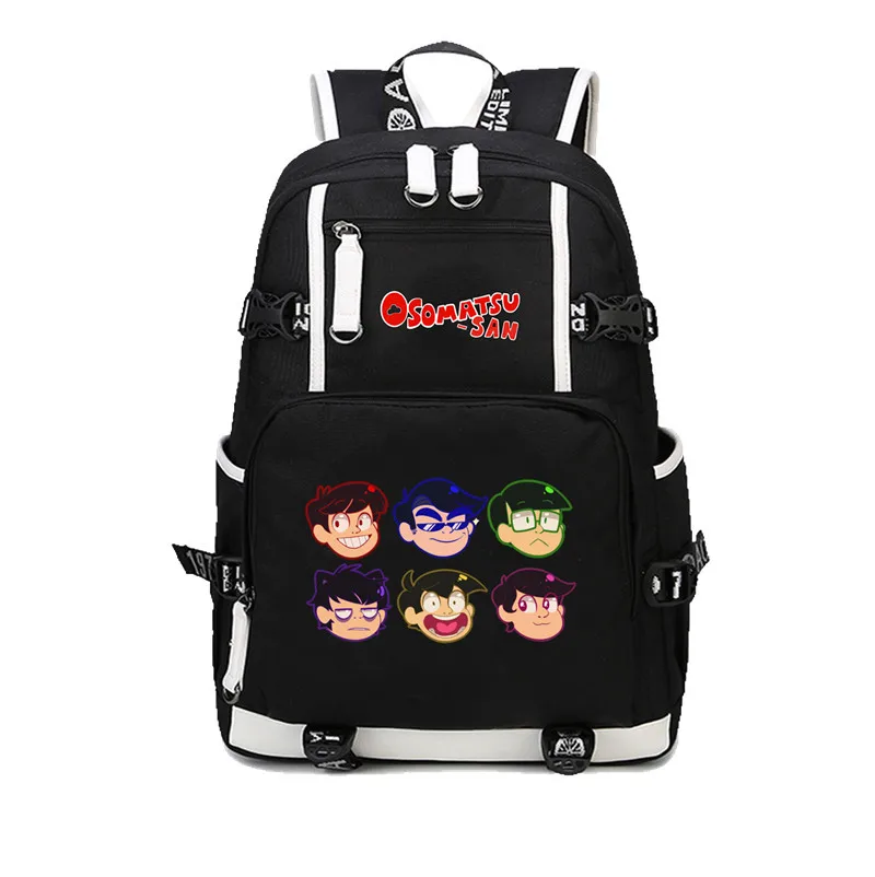 

Сумка через плечо для студентов Osomatsu-san Matsuno Ichimatsu, рюкзак для косплея японского аниме, рюкзак с мультипликационным принтом для подростков