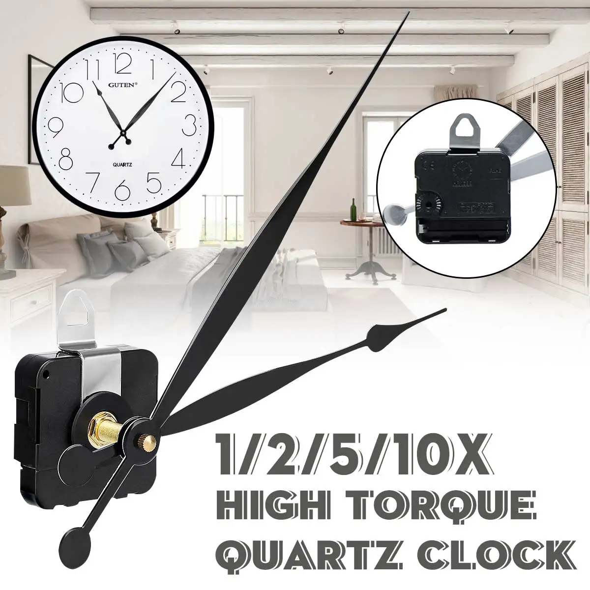 Кварцевый механизм сделай сам с высоким крутящим моментом для привода набор