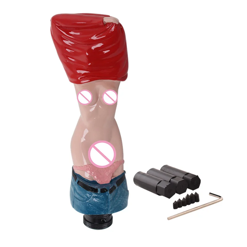 Red Goddess Series Semi-naked Sexy Lady Hot Girl Car Truck Manual Stick Gear Shifter Knob Lever Custom For Universal |