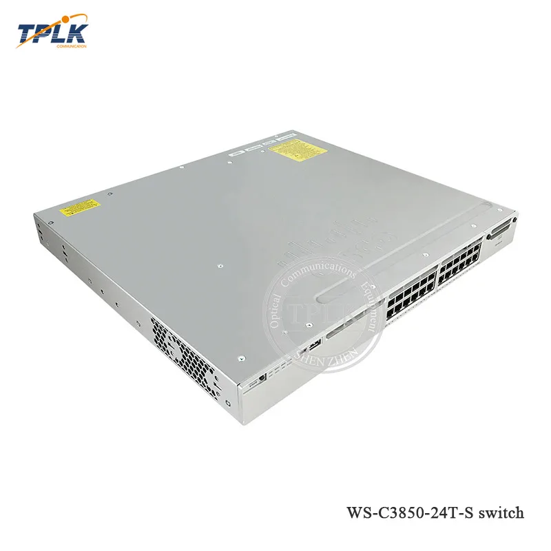 Новинка 2019 коммутатор C I S O WS C3850 24T Gigabit Network VLAN порты Ethernet 24x10/100/1000 с мощностью